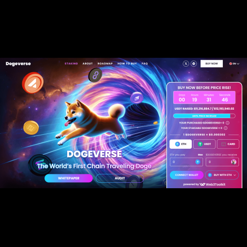 Dogeverse Breaks $11 Million in Crypto Presale, Integrates with Solana
