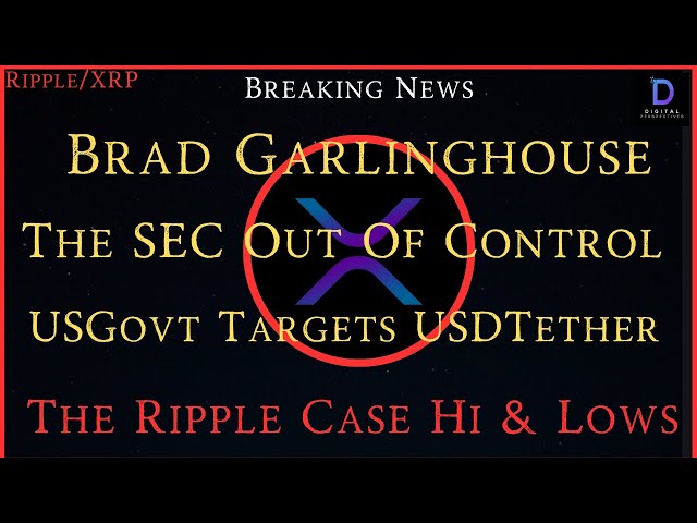 Ripple/XRP-Brad Garlinghouse-Ripple Case, US Govt Targeting USDTether, The SEC Out Of Control