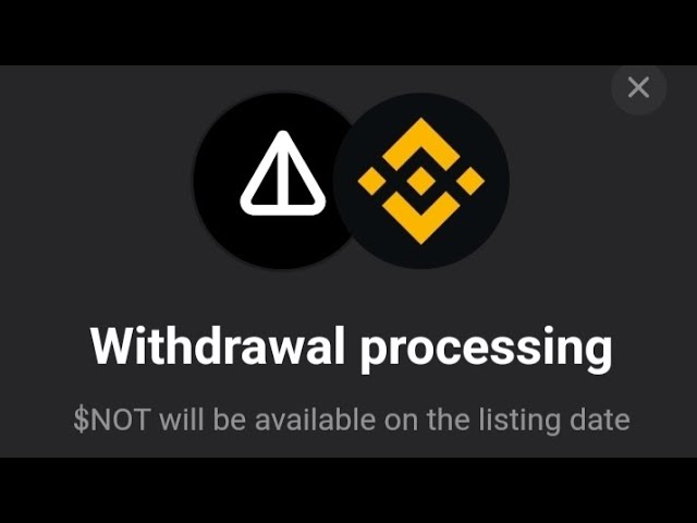 Claim your NOT coin to Binance Exchange | Transfer NOT coin on Binance