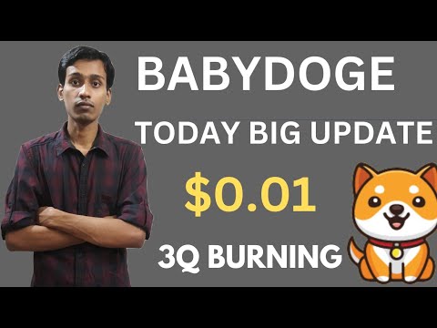 宝贝狗狗币今日新闻 | 24 小时后消耗量达 3.1 万亿 | BabyDoge 硬币 $0.01 |币安上线