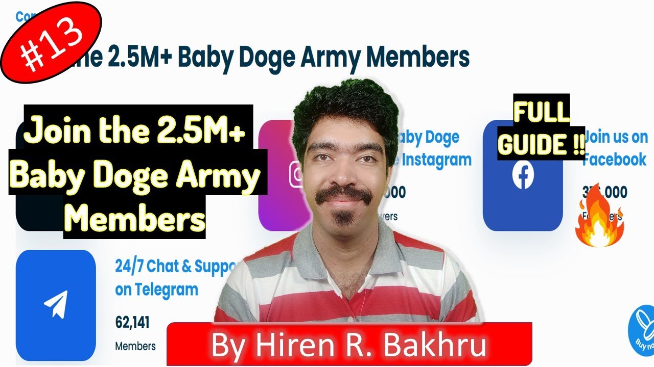 #13 | Baby-Doge-Münze | Treten Sie den über 2,5 Millionen Mitgliedern der Baby-Doge-Armee bei