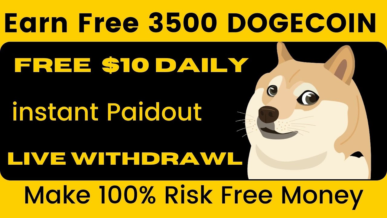 Mine Free Dogecoin Cloud Mining Site 2024 - Nouveau site gratuit Doge Cloud Mining - Gagnez 10 $ par jour en direct