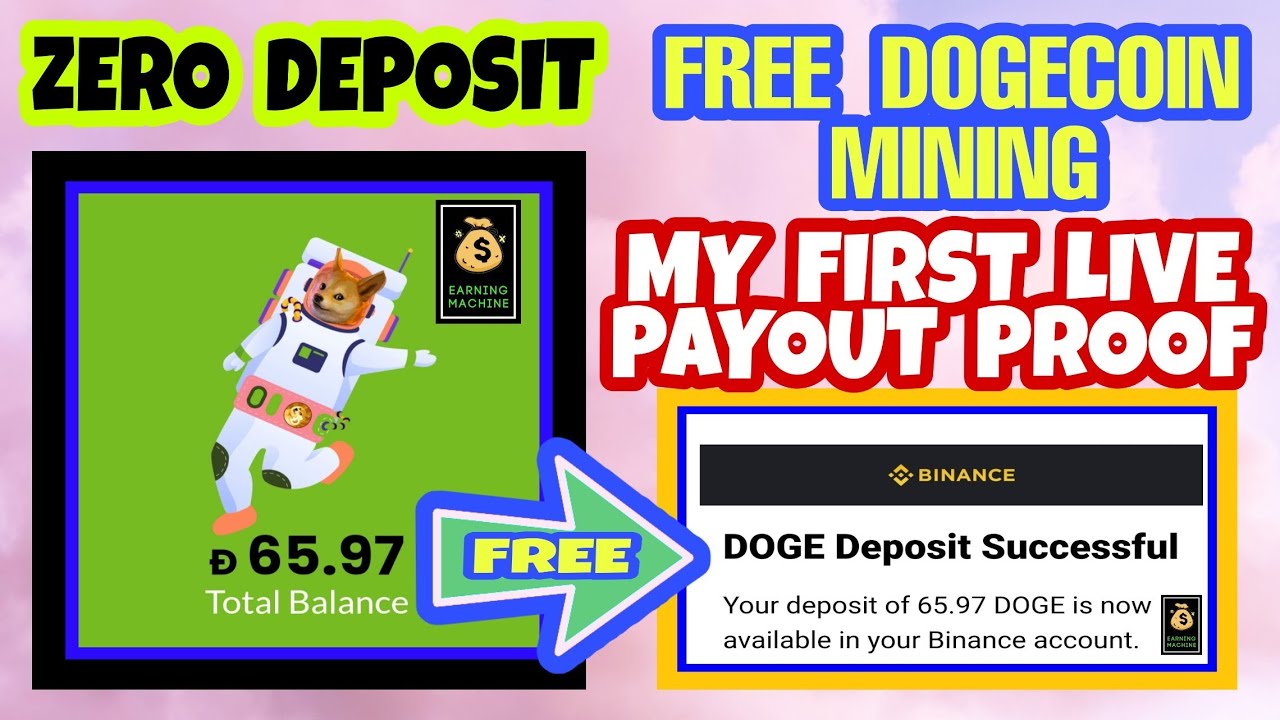 ||私の無料の 65.97 DOGECOIN ライブ出金証明 ||デポジットゼロ ||新しい 100% 正規サイト ||無料の犬