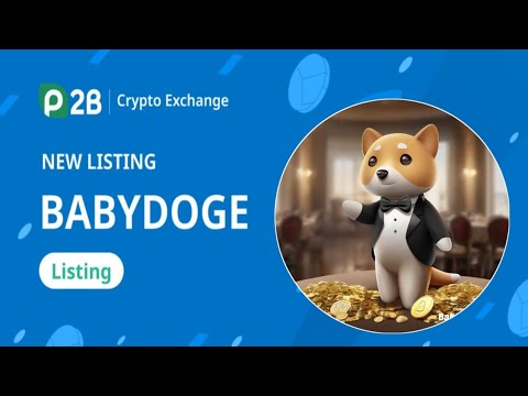 ?Baby-Doge-Münze an der P2B-Börse gelistet| Baby Doge Coin 100$ Giveaways| Baby Doge Ai Make In ETH NFT