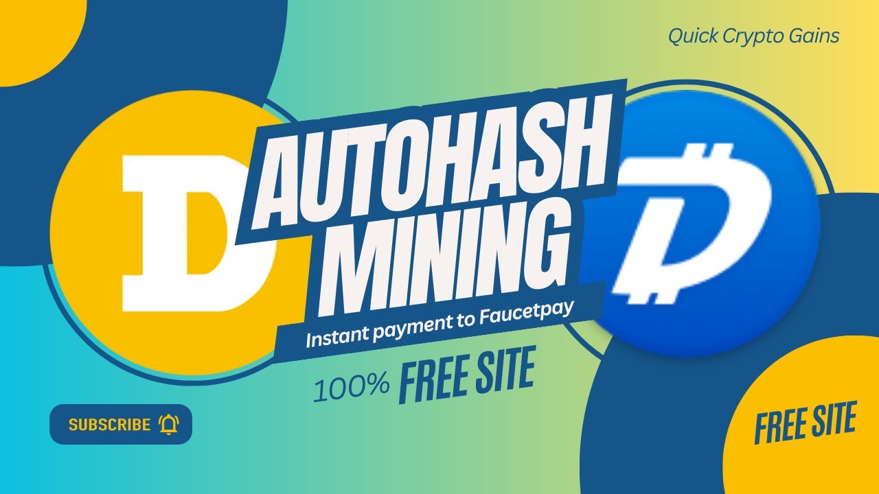 2 Krypto DOGECOIN & DGB 100 % kostenloses Mining ?Auto Mining || Schnelle Krypto-Gewinne