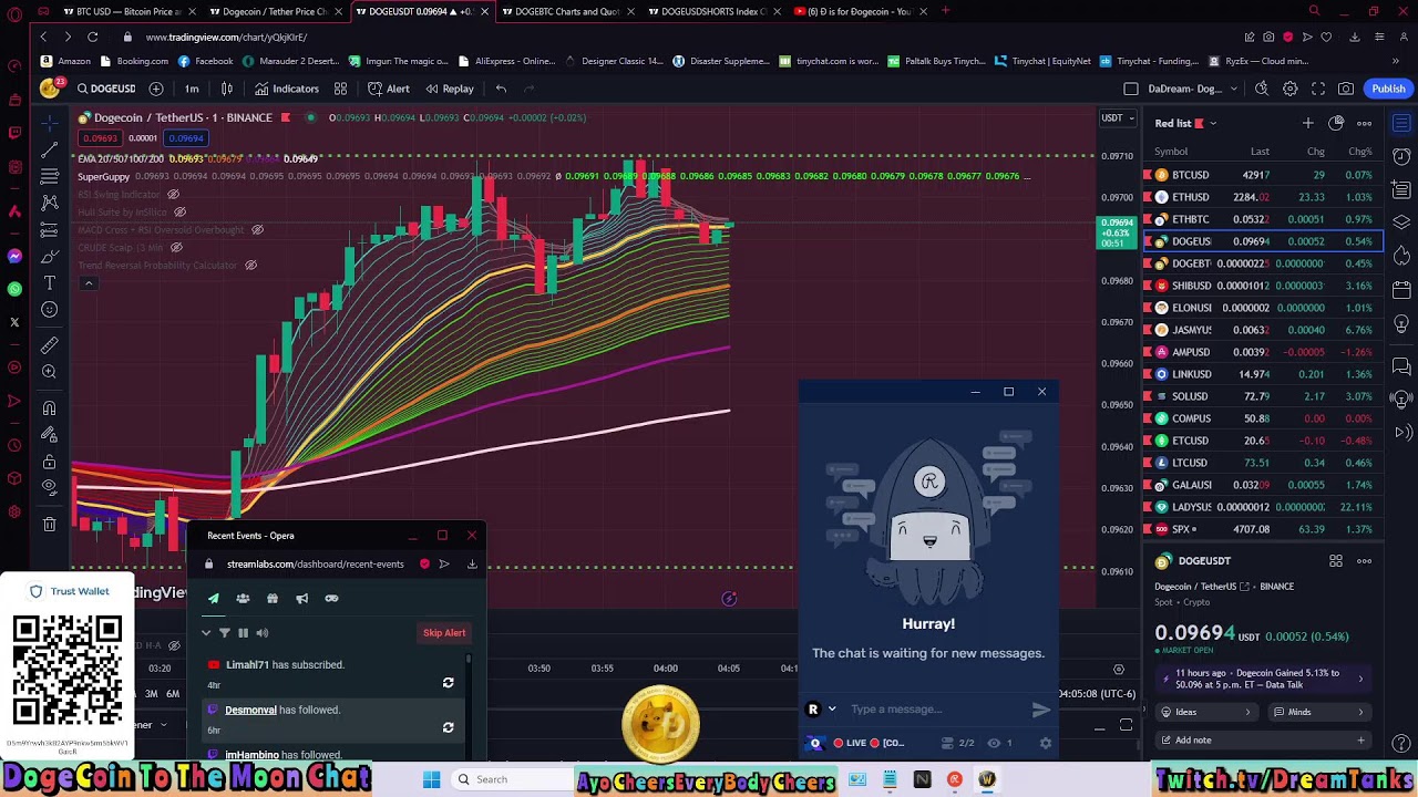 DogeCoin チャート、暗号ニュース、分析エピソード3^.^