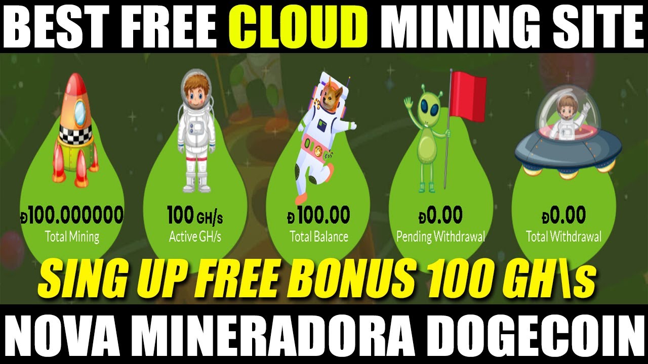 DogecoinsMining - Nova Mineradora Dogecoin 100 GH/s 무료 - 새로운 클라우드 마이닝