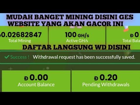 2023 年最新狗狗幣挖礦！使用電子郵件註冊，即可免費獲得 100 GH/S！免費0.2