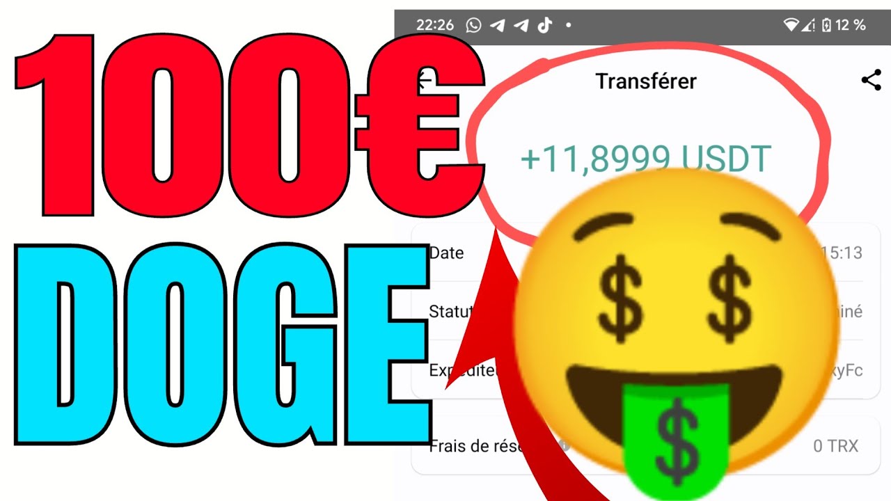 100 $ DOGE Coin kostenlos mit dieser Anwendung: So verdienen Sie kostenlos Dogecoin