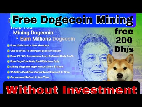 ドージコイン マイニング ウェブサイト - 投資ゼロ - 30 ドージコインの出金 #dogecoinnews #cryptonewstoday