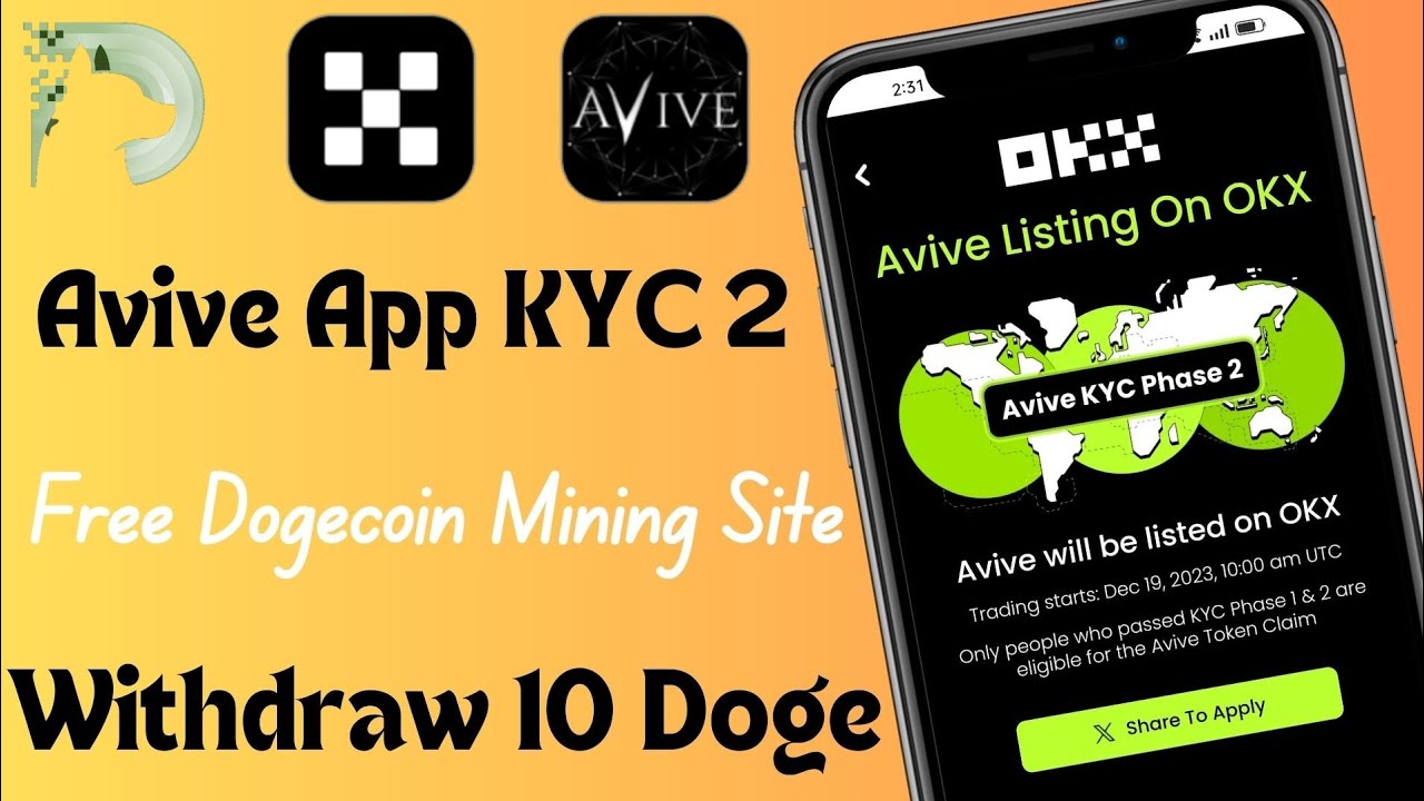 ?泰卢固语 Avive KYC 第 2 阶段 | 今天免费的 Doge Coin 采矿网站泰卢固语 | tecexp