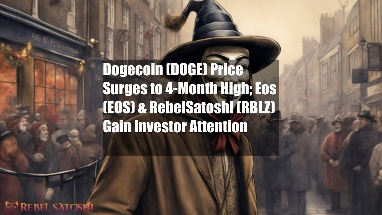 도지코인(DOGE) 가격이 4개월 최고치로 급등; 이오스(EOS) & 레벨사토시