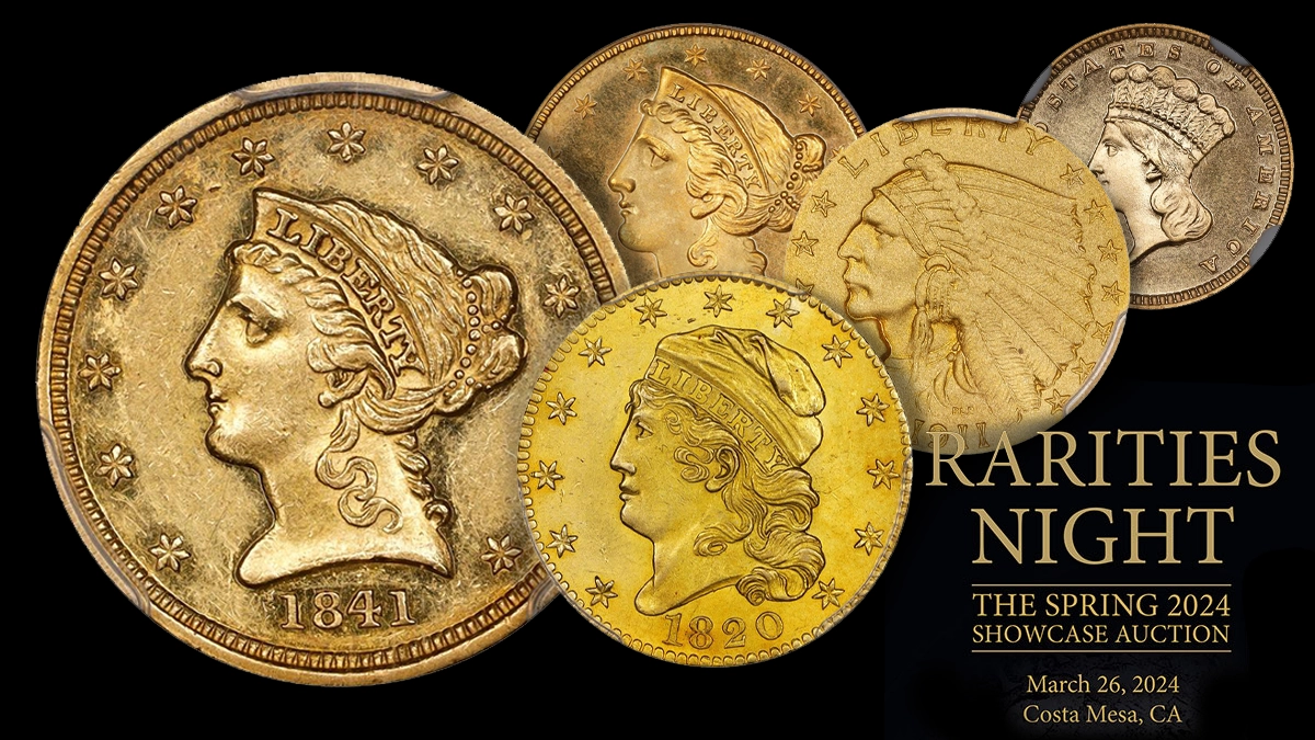 Stack’s Bowers Spring 2024 Rarities Night Preview – Gold Coins