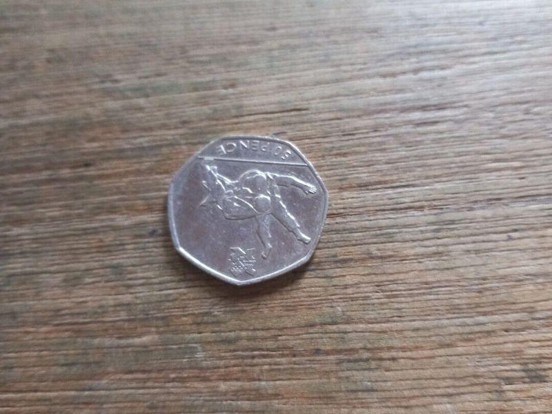 British 50p Coin Fetches Over $10 Due to Rare Mintage