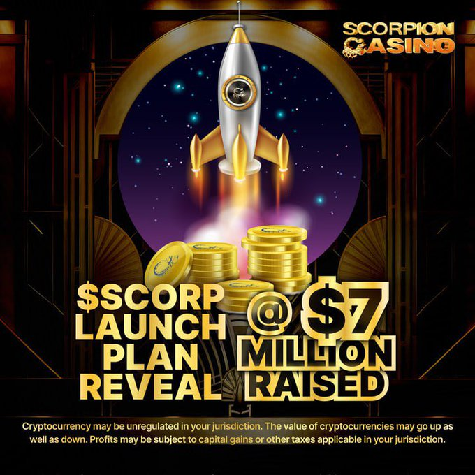 Scorpion Casino Soars High with $7 Million Presale, Unveils Ambitious Growth Plans