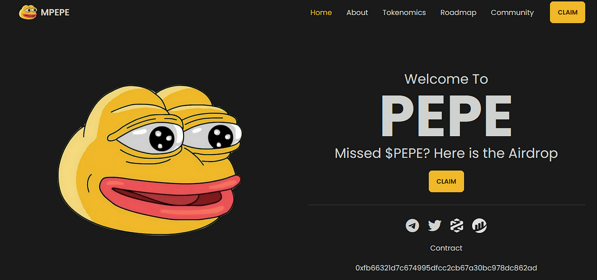 PEPE Airdrop Party: Get Your Free Crypto Now!