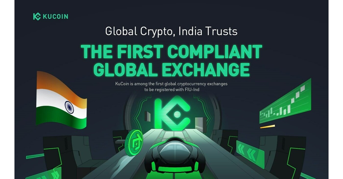 KuCoin wird Indiens erste mit der Financial Intelligence Unit (FIU) konforme globale Kryptowährungsbörse, was Wachstumspläne vorantreibt