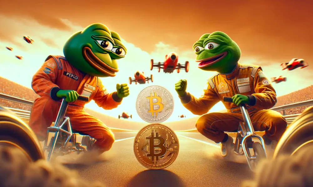 Meme Coin Clash: FLOKI übertrifft PEPE und wird voraussichtlich steigen