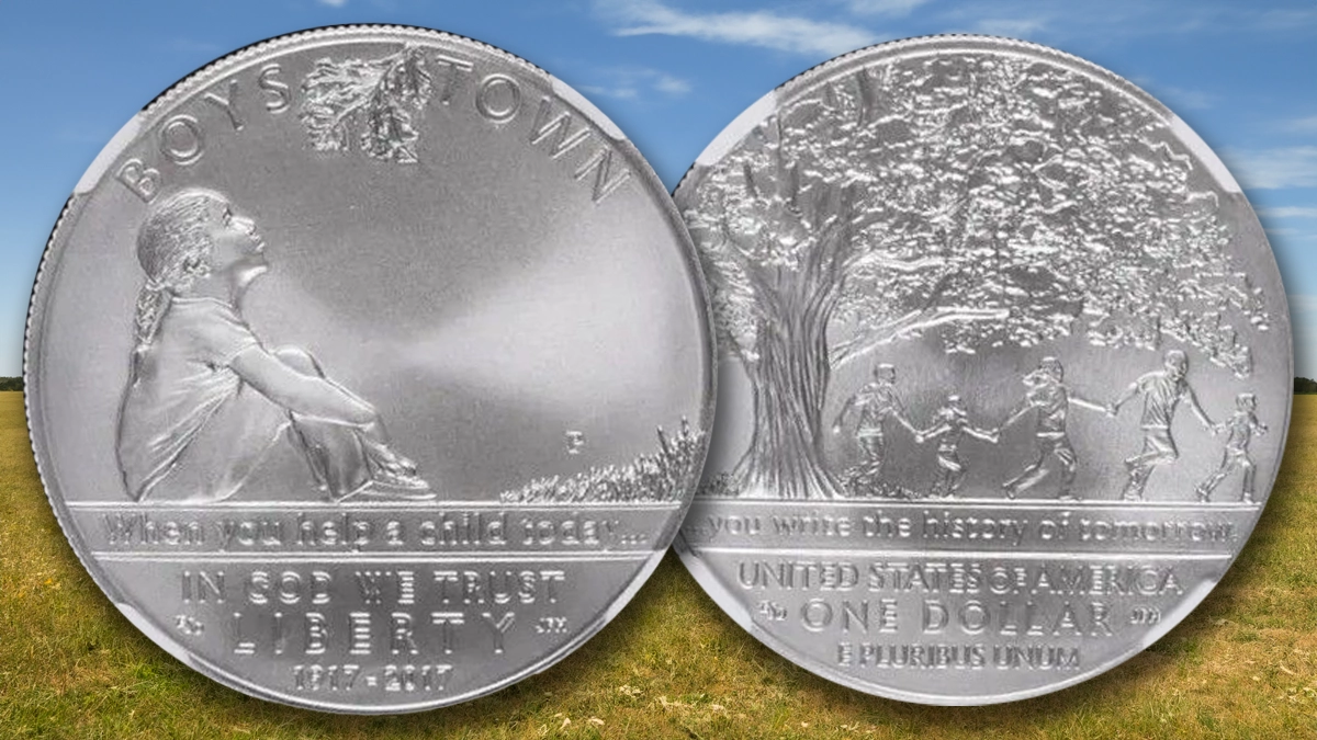 Commemorative Coin Honors Boys Town: A Century of Changing Youth's Lives