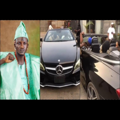 Controversial Nigerian Musician Portable Gifts Himself Lavish Mercedes Benz Convertible