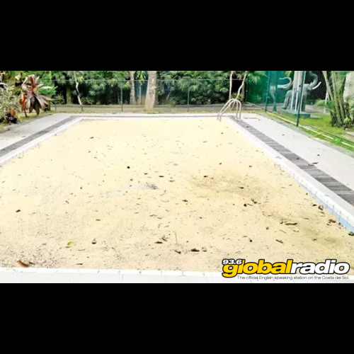 Costa del Sol Pools Filled with Sand Amidst Severe Drought