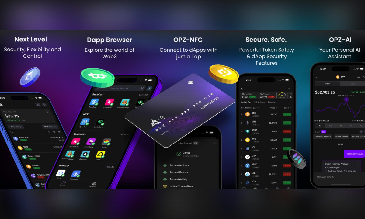 Groundbreaking OPZ Token Unveils Comprehensive Crypto Suite with AI, NFC