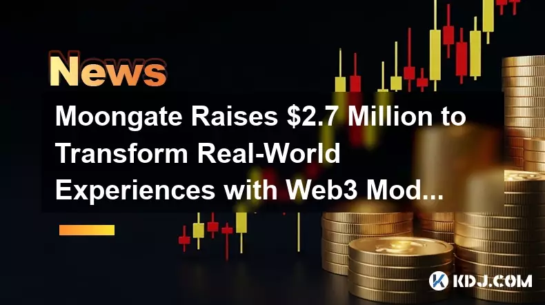 Moongate는 Web3 모듈을 통해 실제 경험을 혁신하기 위해 270만 달러를 모금했습니다. Moongate는 Web3 모듈을 통해 실제 경험을 혁신하기 위해 270만 달러를 모금했습니다.
