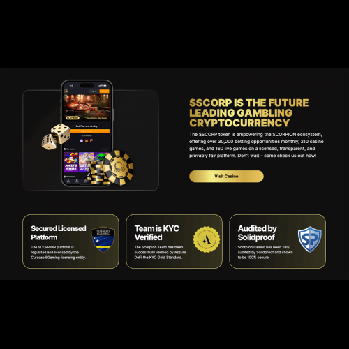 Scorpion Casino : une oasis de jeu crypto pour les investisseurs en quête de profit