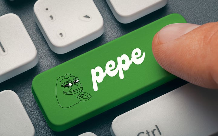 PEPE Memecoin 盤整，在看漲後面臨阻力