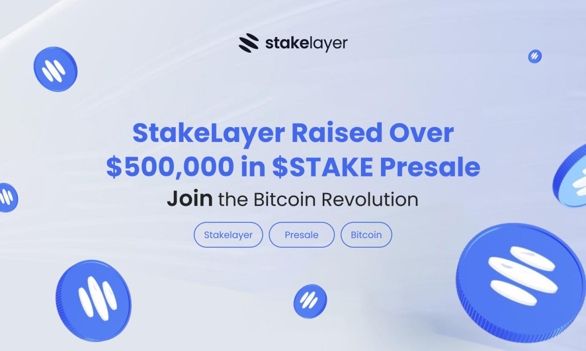 StakeLayer 改变游戏规则的重新抵押平台达到预售里程碑，突破 50 万美元