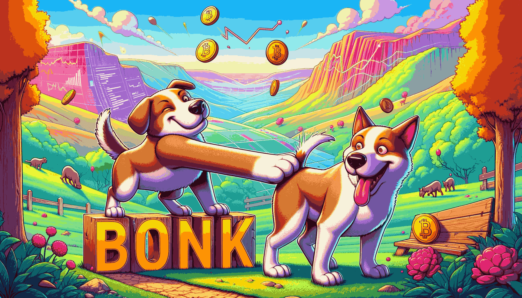 Meme Coin Mania: Bonk and Shiba Budz Surge in 2024