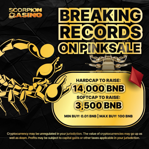 Scorpion Casino는 기록적인 사전 판매와 막대한 보상으로 암호화폐 도박 혁명에 새로운 길을 열었습니다.