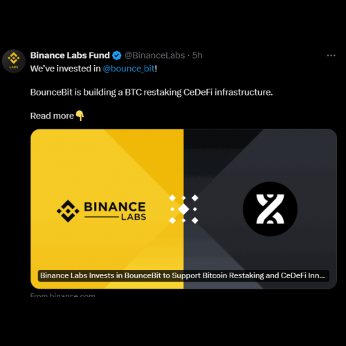 Binance Labs-Backed Bouncebit Offers Staking for Binance Coin Holders