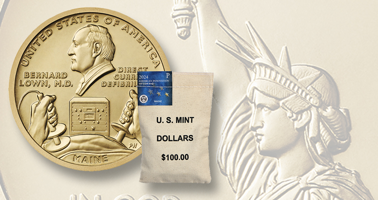 U.S. Mint bringt limitierte Auflage der American Innovation Maine-Dollar-Münze heraus