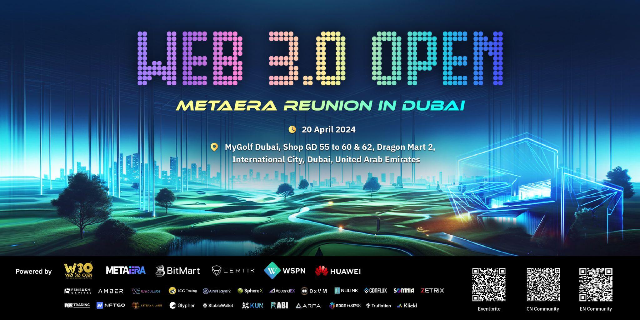 Meta Era Reunion à Dubaï : un rassemblement de leaders du Web 3.0