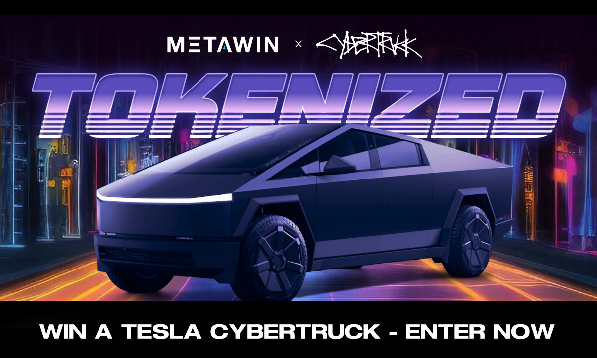 MetaWin Pioneers Tokenized Tesla Cybertruck Giveaway on Ethereum Layer 2 Blockchain