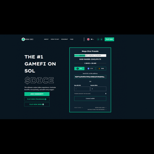 Mega Dice 预售推出原生代币，改变 Solana 的 GambleFi 场景