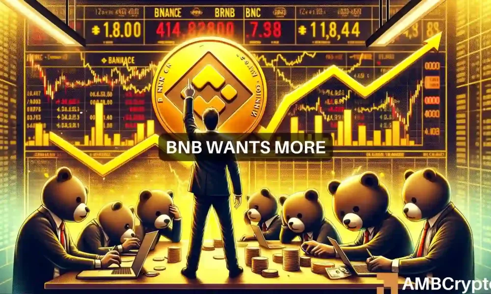 BNB逆势看跌：未平仓合约激增，负资金推动价格上涨