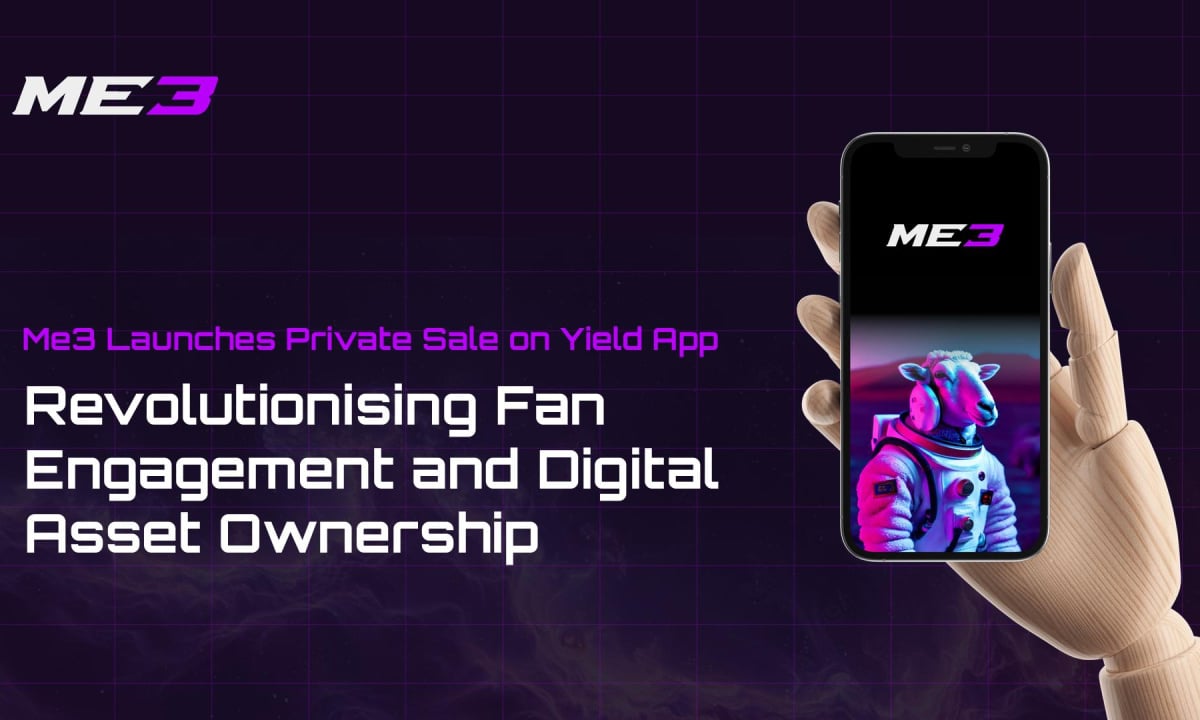 Me3 Unveils Private Sale on Yield App Angel Launchpad, Transforming Fan Engagement