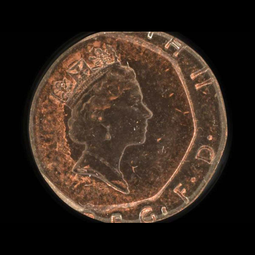 Une pièce unique de 20 pence fera la une des journaux lors d'enchères prestigieuses