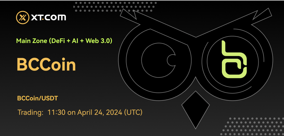 XT Exchange répertorie BCCoin (BlackCardCoin), une crypto-monnaie révolutionnaire pour la DeFi et les dépenses quotidiennes