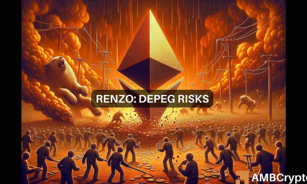 Le jeton DeFi de Renzo, EzETH Depegs, déclenche un désastre au milieu d'une réaction économique des jetons