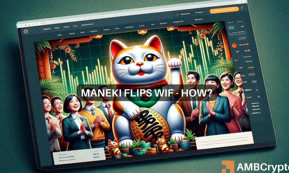 MANEKI 在 Memecoin 狂热中飙升，吸引了鲸鱼