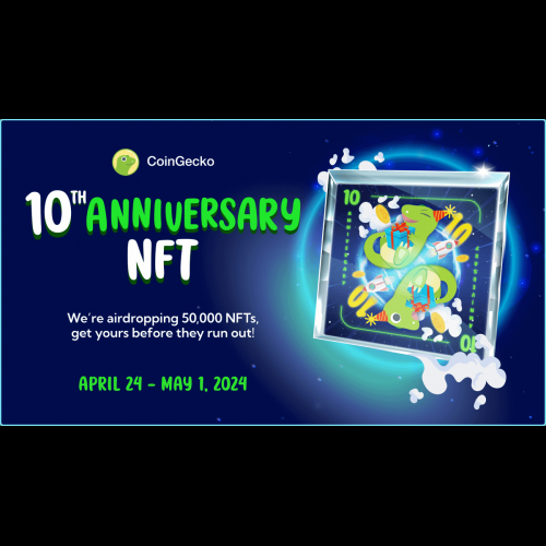 CoinGecko는 독점 NFT로 암호화폐 혁신 10주년을 기념합니다.