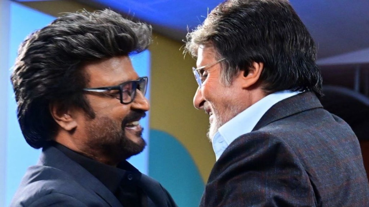 Amitabh Bachchan et Rajinikanth s'embrassent pour raviver la magie du cinéma indien