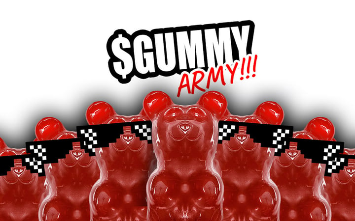 $GUMMY setzt mit Meme Airdrop Rewards auf Solana einen revolutionären Einsatzdollar frei