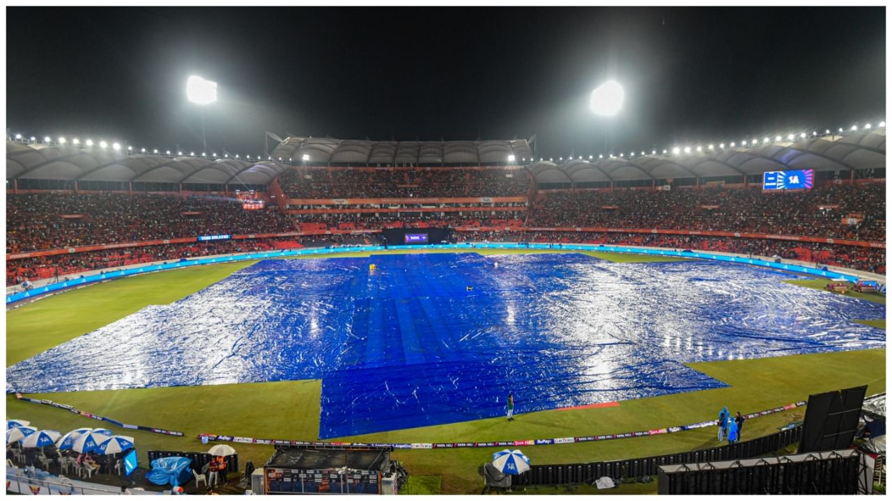 Die Sunrisers Hyderabad sichern sich den Playoff-Platz, da das Spiel der Gujarat Titans durch Regen abgesagt wird