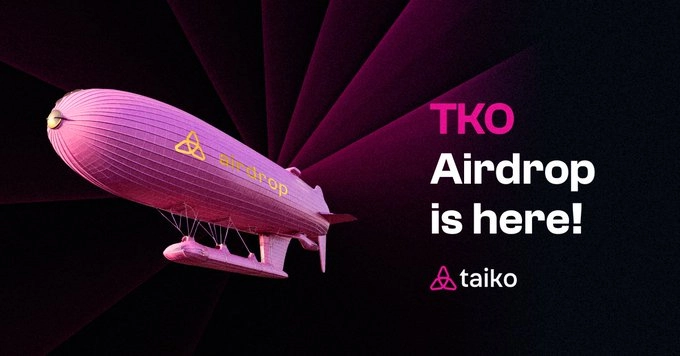 : Taiko, a layer-2 solution that received additional capital of 15 million USD in March, officially released an airdrop to users.