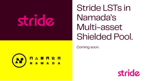 Stride Protocol 與 Namada 集成，為用戶解鎖業界領先的資料保護