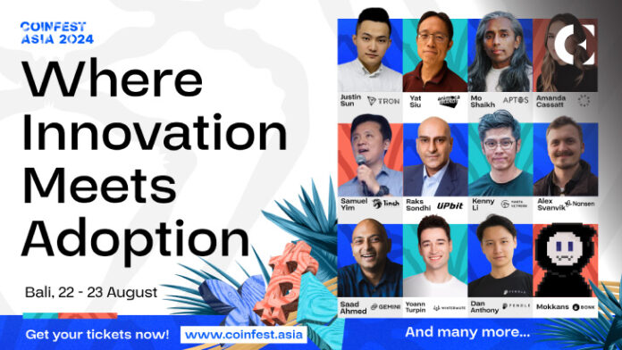 Coinfest Asia 2024 Promises a Different Experience by Carrying the Slogan “Where Innovation Meets Adoption”